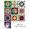 Retro Matte Tile Stickers For Easy Kitchen Bathroom Floor Home Makeovers 24