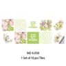 Blue Gray Matte Tile Stickers For Easy Kitchen And Floor Makeovers 0