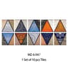Blue Gray Matte Tile Stickers For Easy Kitchen And Floor Makeovers 9
