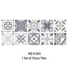 Blue Gray Matte Tile Stickers For Easy Kitchen And Floor Makeovers 12