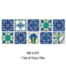 Blue Gray Matte Tile Stickers For Easy Kitchen And Floor Makeovers 2