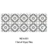 Blue Gray Matte Tile Stickers For Easy Kitchen And Floor Makeovers 5