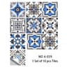 Blue Gray Matte Tile Stickers For Easy Kitchen And Floor Makeovers 21