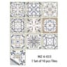 Blue Gray Matte Tile Stickers For Easy Kitchen And Floor Makeovers 25