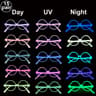 Neon Party Fedora Hats Glow Bright Under UV Blacklight Party Celebrations 9