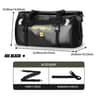 Waterproof Motorcycle Tail Bag With Large Capacity Roll Top Travel Storage 11