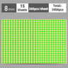Multi Color Self Adhesive Round Dot Stickers For Labels Crafts Packaging 3