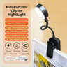 Mini Rechargeable Clip On Book Light With Three Reading Modes Anywhere 1
