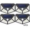 Solar Motion Sensor Wall Lights With 100 LEDs For Outdoor Security 11
