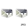 Solar Motion Sensor Wall Lights With 100 LEDs For Outdoor Security 2