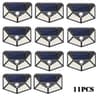 Solar Motion Sensor Wall Lights With 100 LEDs For Outdoor Security 18