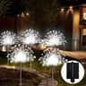 Solar Garden Lights Six Pack Eight Mode Waterproof Landscape Ambiance Lighting 2