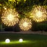 Solar Starburst Ball Lights With Remote Control Eight Modes Outdoor Decor 2