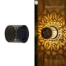 Solar Outdoor Wall Light Projects Elegant Patterns Across Gardens And Patios 3