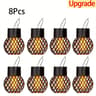 Retro Solar Flame Lantern Adds Warm Glow To Gardens Patios Pathways 3