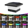 Solar Post Cap Lights For Warm Cool Waterproof Garden Deck Illumination 5