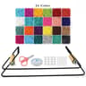 Stainless Steel Beading Loom For Precise Bracelet Necklace Jewelry Weaving Projects 2