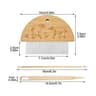 Wooden Tapestry Weaving Loom Kit For Creative Fiber Art Craft Projects 1