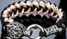 Handmade Viking Wolf Cord Bracelet For Bold Everyday Biker Style Jewelry 8