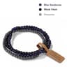 Three Piece Natural Stone Bead Bracelet Set For Effortless Layered Style 1