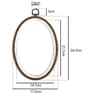 Wood Look Plastic Embroidery Hoop Set For Neater Comfortable Stitching Projects 14