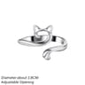 Adjustable Cat Crochet Tension Ring Yarn Guide For Smoother Consistent Stitches 1