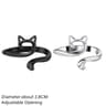 Adjustable Cat Crochet Tension Ring Yarn Guide For Smoother Consistent Stitches 5