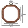Retro Square Plastic Embroidery Hoop For Stable Stitching And Decorative Display 4