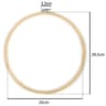 Adjustable Bamboo Embroidery Hoop Ring For Cross Stitch And Needlecraft Projects 7