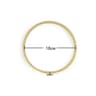 Large Adjustable Bamboo Embroidery Hoop For Cross Stitch And Needlecraft Projects 4