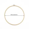 Large Adjustable Bamboo Embroidery Hoop For Cross Stitch And Needlecraft Projects 11