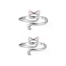 Two Piece Adjustable Crochet Tension Ring Set For Smooth Yarn Guidance 1