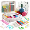 53 Piece Beginner Crochet Kit With Colorful Portable Storage Case Included 5