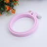 Compact 7cm Plastic Embroidery Hoop For Detailed Cross Stitch Craft Projects 3