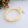 Compact 7cm Plastic Embroidery Hoop For Detailed Cross Stitch Craft Projects 4