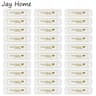30 Piece Handmade Faux Leather Heart Sew On Craft Labels 1