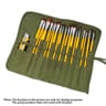 Twenty Two Slot Canvas Paint Brush Roll For Artists And Calligraphers 2
