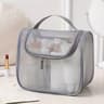 Large Curved Nylon Mesh Toiletry Bag For Makeup And Travel 1