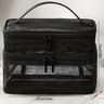 Large Capacity Double Layer Transparent Mesh Makeup Bag For Travel Cosmetic Storage 2