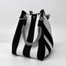Multicolor Knitted Retro Bucket Handbag And Shoulder Bag 3