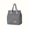 Minimalist Vertical Insulated Lunch Bag Large Capacity Bento Lunch Tote 1