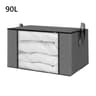 Foldable Clothes Storage Box With Clear Window And Lid 3