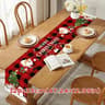 Festive Merry Christmas Table Runner Holiday Dining Decor 1