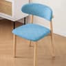 Printed Elastic Curved Back Dining Chair Cover Set 5