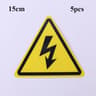 Waterproof Electrical Shock Hazard Warning Stickers For Panels And Equipment 5