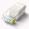 Clear Acrylic Note Storage Box With Drawer Desktop Stationery Organizer 3
