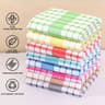 Modern Checkered Absorbent Kitchen Towel Set 1