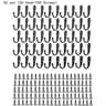 Heavy Duty Alloy Wall Hooks With Screws For Organized Storage 7