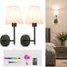 FestivaGlow Removable Rechargeable Bulb Wall Sconce 1