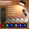 KFV Rotating Magnetic Rechargeable Wall Light With Remote 1